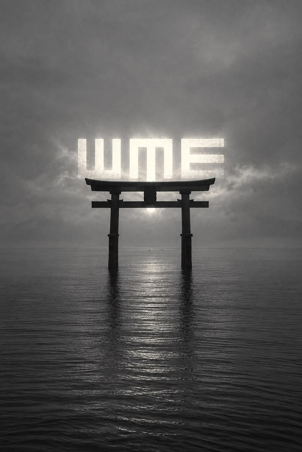 Immagine WME con Torii nella nebbia sopra l’acqua